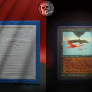 LED-Litophan Bild "MtG - Birds of Paradise"