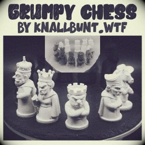 Grumpy CHESS Set - by Knallbunt